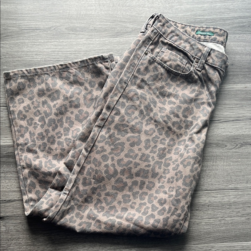 Leopard Print Jeans Wild & Fable